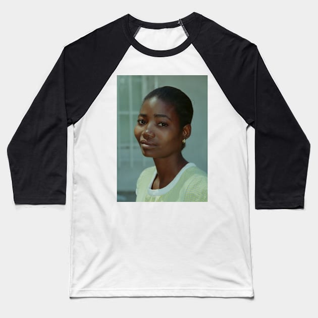 African Beauty, Maun, Botswana Baseball T-Shirt by Carole-Anne